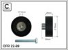 CAFFARO 22-99 Deflection/Guide Pulley, v-ribbed belt